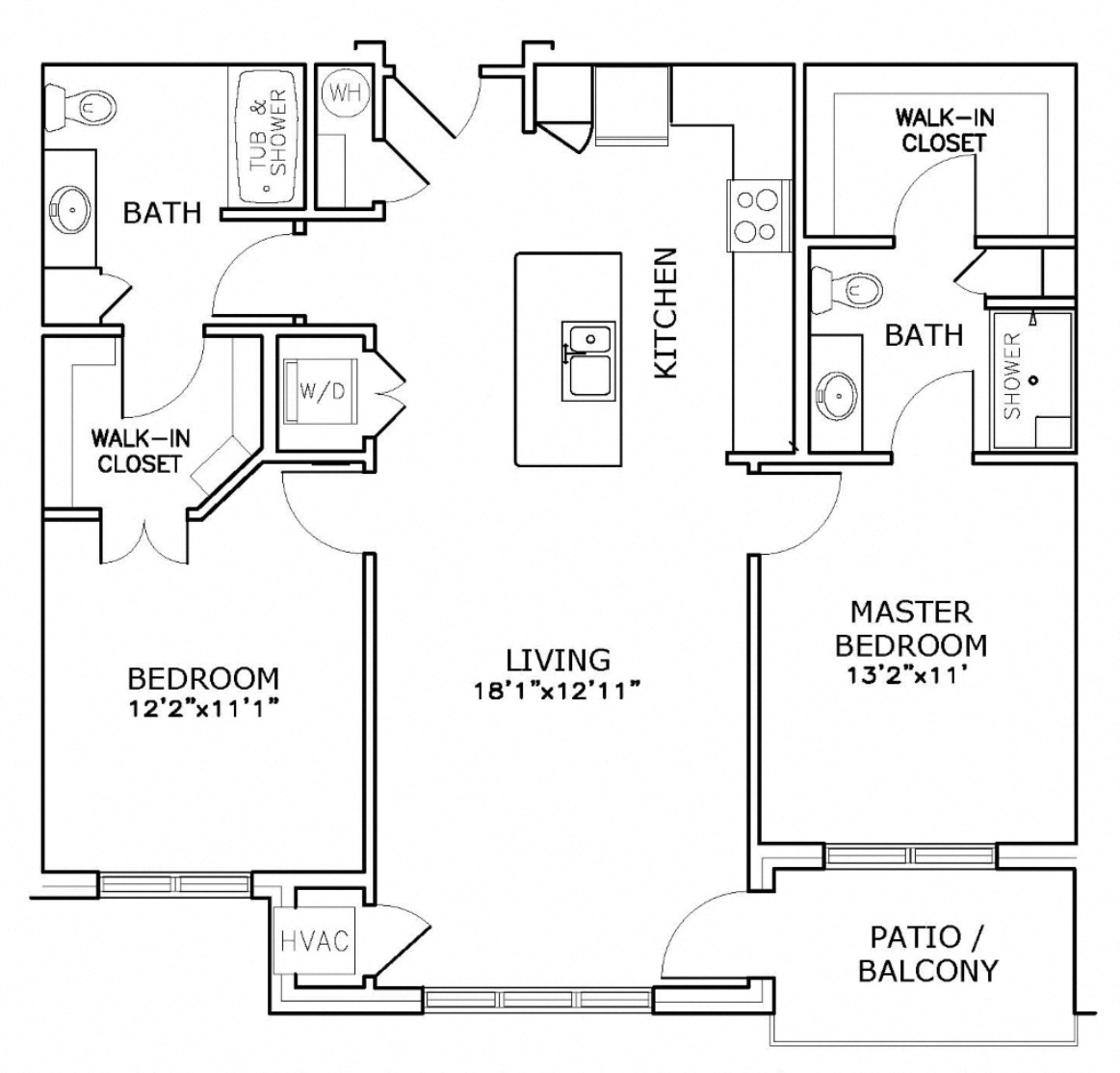 E2 Floorplan at Paragon Place at Bishops Bay